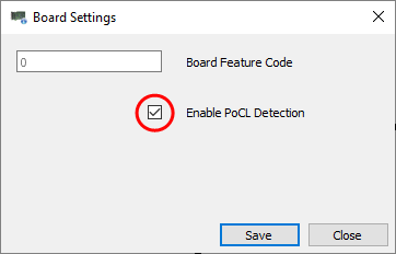 Enable PoCL Detection