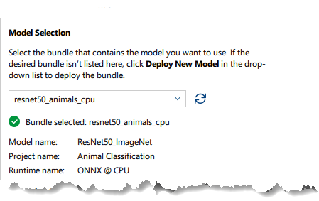 Model Selection Area