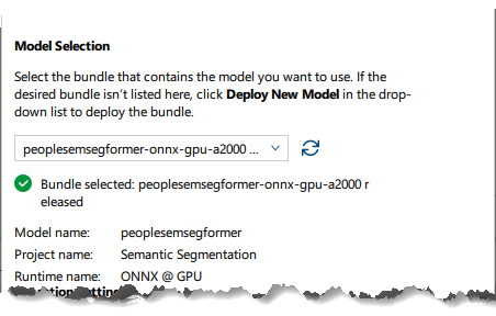 Model Selection Area