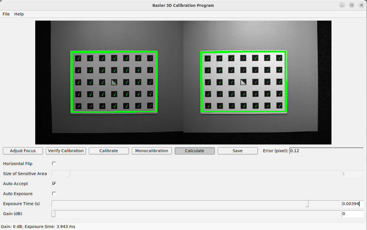 Stereo Calibration Tool - Calculate Step