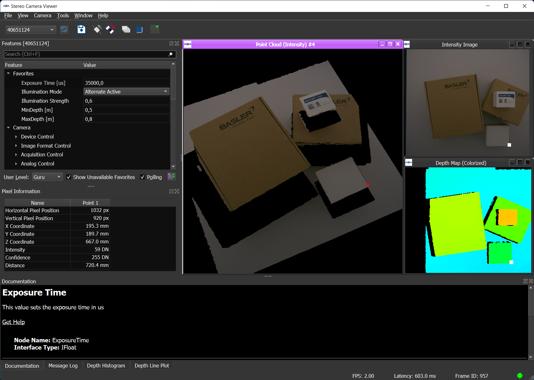 Stereo Camera Viewer User Interface