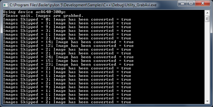 Utility_GrabAvi Sample Code