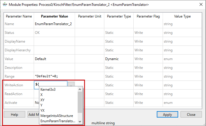 Autocompletion for Translator Operators