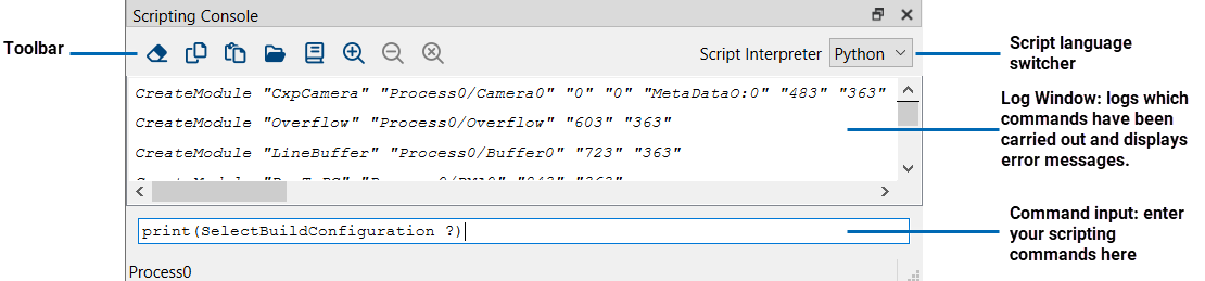 VA Scripting Console