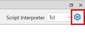 Python Version Settingsボタン Python Version Settingsボタン