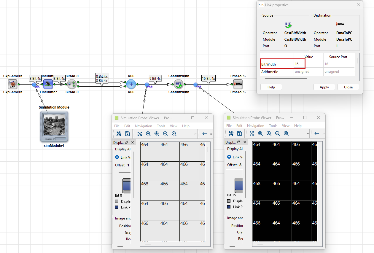 Widening the Bit Width with the CastBitWidth Operator Widening the Bit Width with the CastBitWidth Operator
