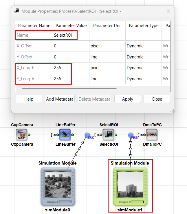 Selecting an ROI with the SelectROI Operator Selecting an ROI with the SelectROI Operator
